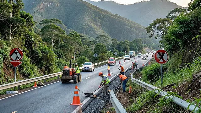 Sistema Anchieta-Imigrantes recebe serviços de conservação em todos os trechos