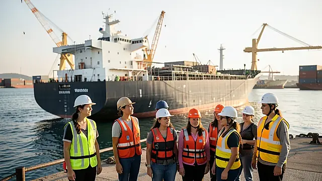 Petrobras batiza primeiro navio a navegar com tripulação 100% feminina