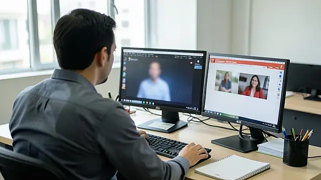 Representação editorial conceitual de checagem de vídeos manipulados e conteúdos produzidos por inteligência artificial.