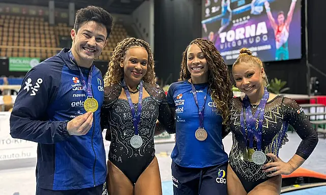 Domingo na Hungria tem 2 ouros brasileiros com Flávia e Nory.