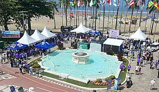 Feira de Saúde da Unisanta oferece atendimentos gratuitos na Praça das Bandeiras