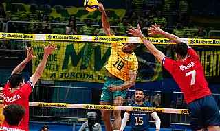 Brasil vence Chile por 3 a 0 na estreia do Sul-Americano masculino