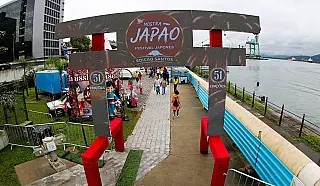 Parque Valongo ferve com gastronomia e tradições na 51ª Mostra Japão em Santos
