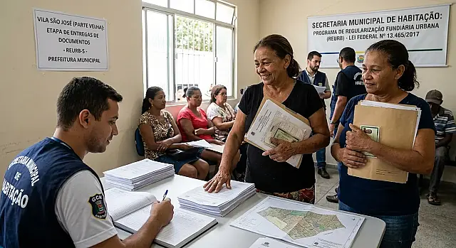 Regularização fundiária na Vila São José garante escritura e valoriza imóveis