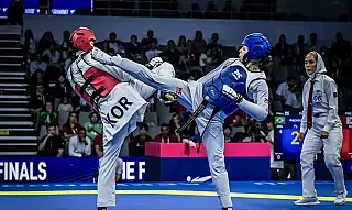 Maria Clara Pacheco bate campeã olímpica e garante o ouro no GP de Muju