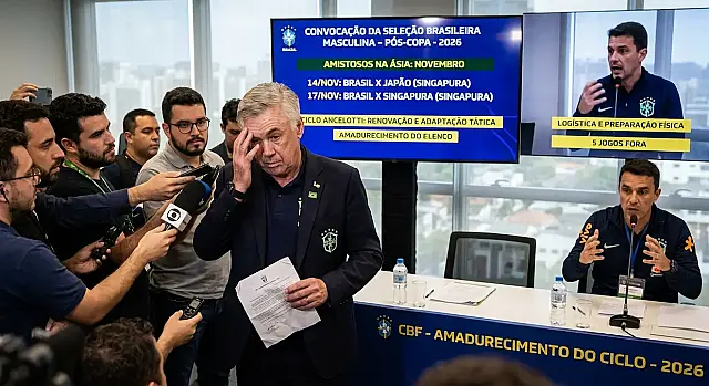 CBF define amistosos na Ásia e inicia reconstrução da Seleção com Ancelotti