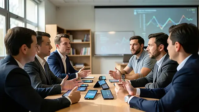 Representação editorial de debate sobre plataformas digitais, algoritmos e inteligência artificial no contexto eleitoral.