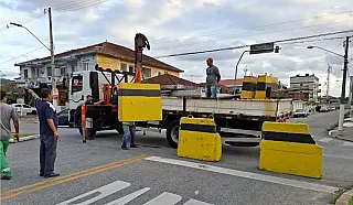 Obras mudam trânsito e itinerários de cinco linhas na Zona Noroeste de Santos
