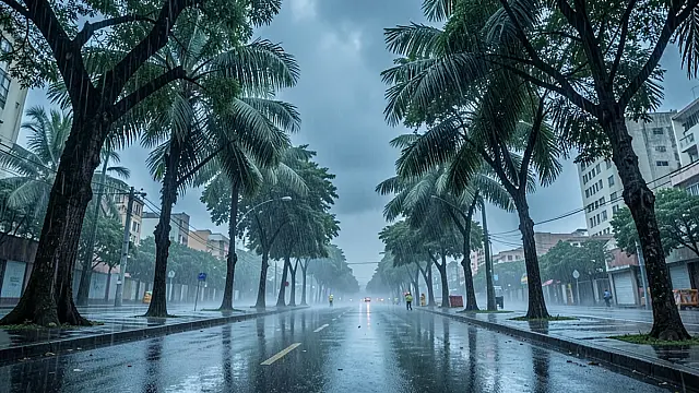 Rio registra rajadas e Defesa Civil renova alerta de chuva e ventania