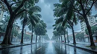 Rio registra ventos de 72 km/h e Defesa Civil emite novo alerta para chuva forte