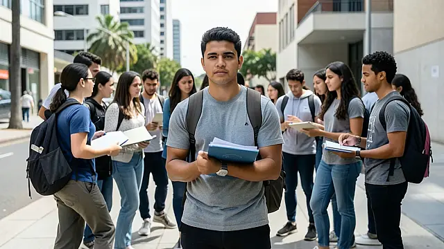 Representação editorial dos desafios de jovens brasileiros na transição entre educação, qualificação e mercado de trabalho.