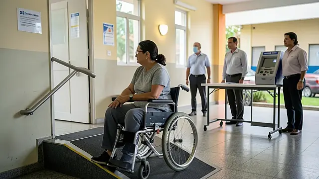 Eleitor com deficiência tem direito a acessibilidade e acompanhante na hora do voto